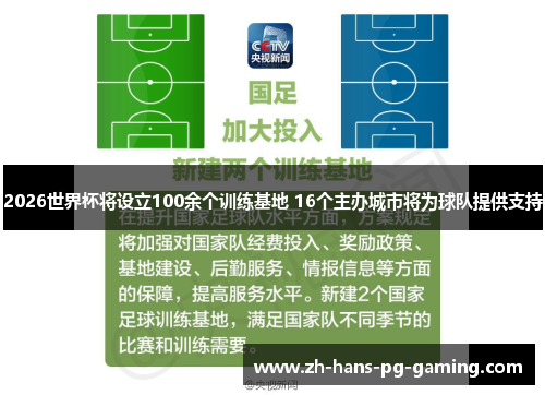 2026世界杯将设立100余个训练基地 16个主办城市将为球队提供支持